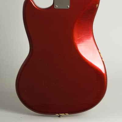 Fender Competition Mustang Solid Body Electric Guitar (1971), ser. #328976, original grey hard shell case. image 4