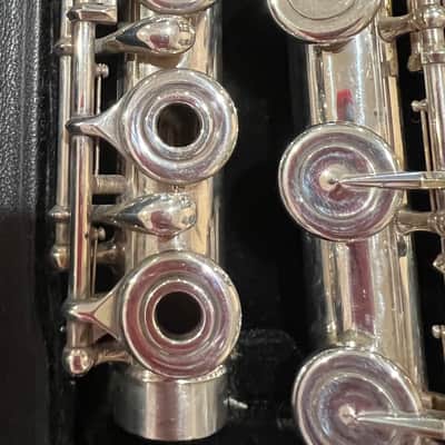 Verne Q.Powell Handmade Conservatory Silver Flute 1951 - sterling silver image 17