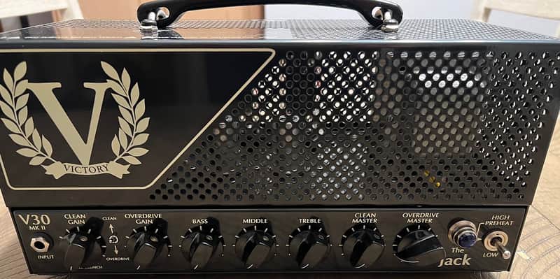 Victory Amps V30 MK II The Jack 2-Channel 42-Watt Guitar Amp Head 2020 - Present - Black image 1