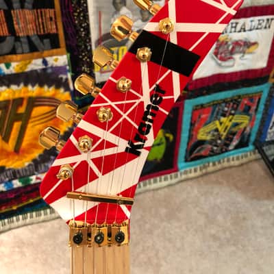 Van Halen Kramer Orlando Hard Rock Cafe Display Guitar Striped image 3