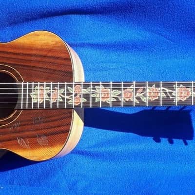 Blueberry Guitar Classical Nylon String 2023 - Hand Carved & Handmade image 2
