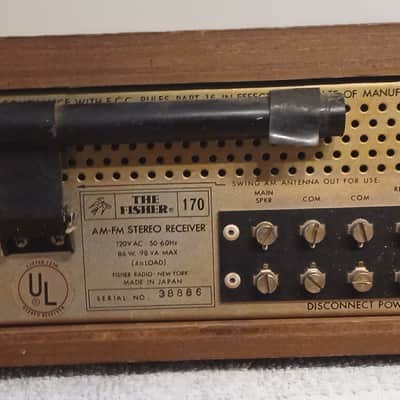 VTG The Fisher 170 Stereo Receiver - Powers On - Tested image 12