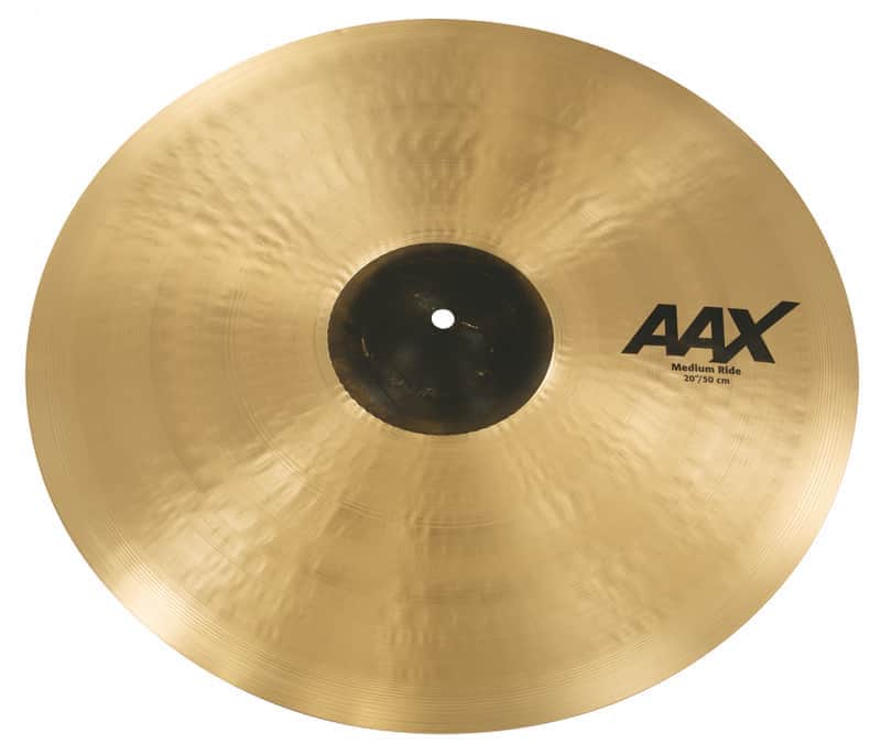 Sabian 20" AAX Medium Ride Cymbal Natural Finish image 1