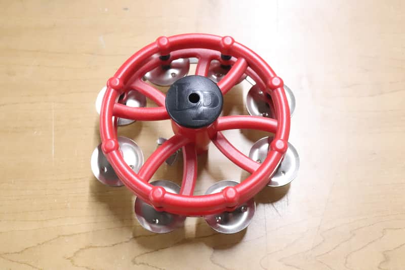 Latin Percussion LP193 Click Hi-Hat Tambourine w/ Steel Jingles image 1