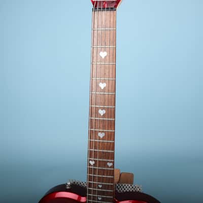 Daisy Rock Heartbreaker Short Scale Red Heart Electric Guitar image 5