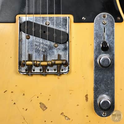 Fender Custom Shop Master Build (Greg Fessler) Nocaster Heavy Relic from 2008 in Blonde with original Hardcase image 5