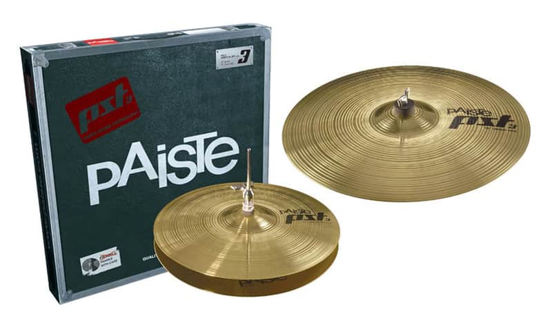 Paiste PST 3 Series Essential Set (13/18) Cymbal Pack - 13-Inch Hi-Hat & 18-Inch Crash/Ride image 1