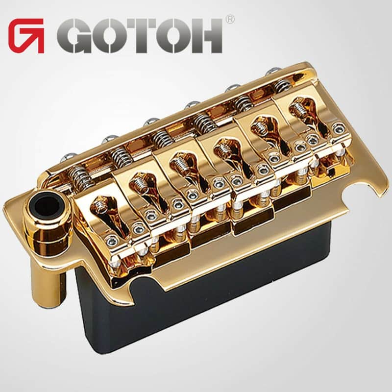 NEW Gotoh 510T-BS1 Non-locking 2 Point Tremolo Bridge w/ Hardware - GOLD image 1