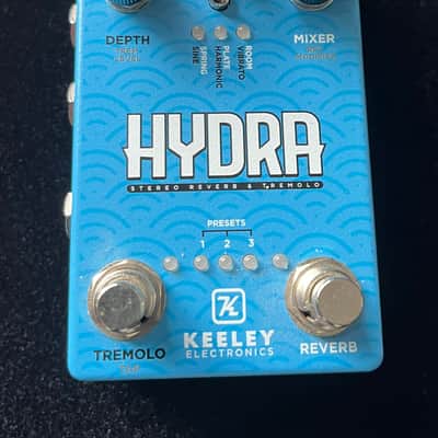 Keeley Hydra Stereo Reverb & Tremolo 2020 - Present - Blue image 1