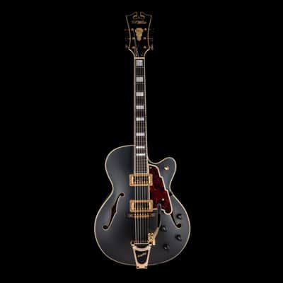 Pre-Owned D’Angelico Deluxe DLX-175 Hollow Body Matte Midnight With OHSC image 2