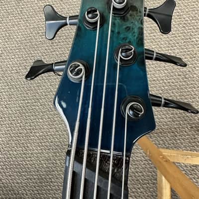 Ibanez SRMS805 Bass Workshop Multi-Scale 5-String Bass - Tropical Seafloor image 9