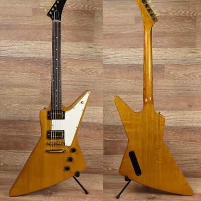 Gibson 1983 '58 Reissue Korina Explorer, Inked Serial Number, Natural image 5