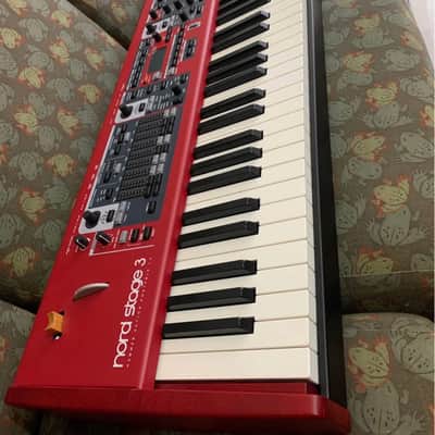 Nord Stage 3 HP76 Hammer Action Portable 76-Key Digital Piano 2017 - Present - Red image 3