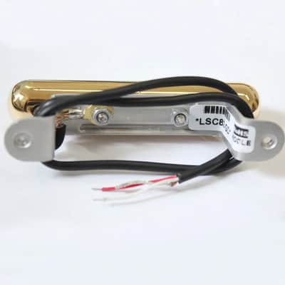 Artec Lipstick Tube Single Coil Pickups Set in Gold image 3