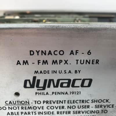 Vintage Dynaco AF-6 AM/FM Tuner image 4