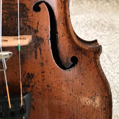 1800-1850ca Saxony/Klingenthal Old Violin 4/4 image 7
