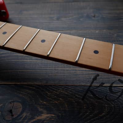 Brian by Bacchus BJB-380 Jazz Bass 1997-2000 Red image 3