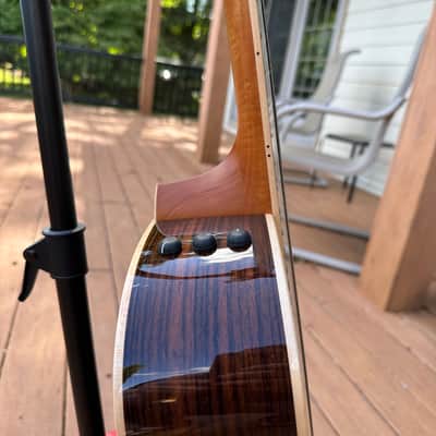Taylor 814ce-N 2019 Grand Auditorium Classical Nylon Acoustic-Electric Guitar (with Case) - Natural image 4