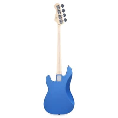 Squier Affinity Precision Bass PJ Laurel Fingerboard, Black Pickguard, Lake Placid Blue image 4