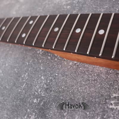 Mahogany T Type Spoke Wheel Carbon Fiber Rods Neck Stainless Steel Jescar Frets image 4