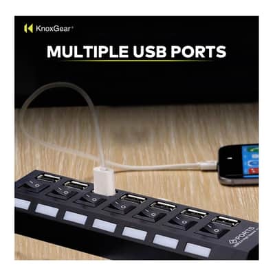 Knox Gear Universal 7-Port 2.0 USB Hub image 13