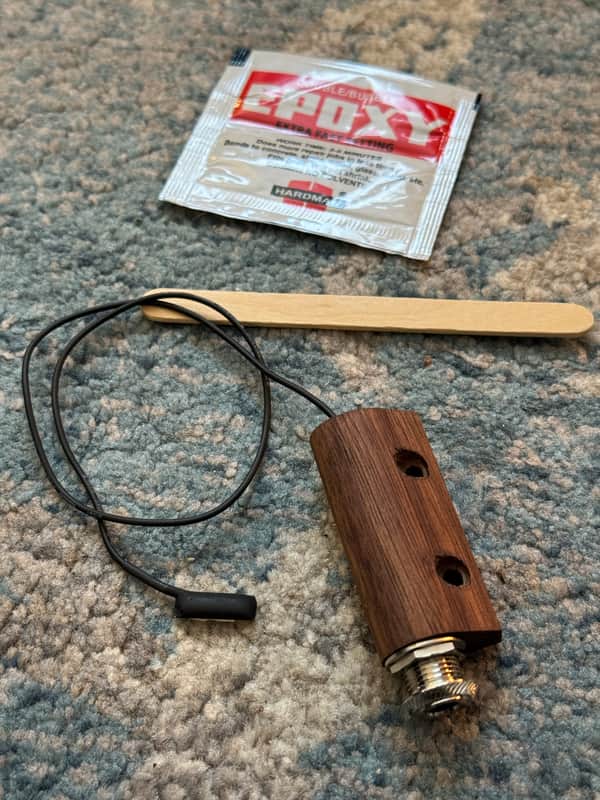 Schatten Banjo Pickup with Rosewood Jack - BJ-02-STD image 1