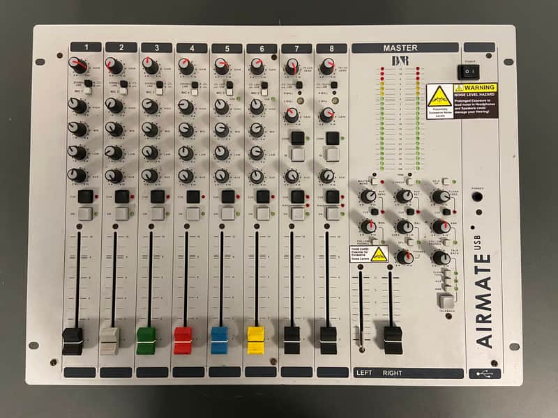 D&R Professional Radio Studio Package – D&R Airmate USB Broadcast Mixer + M-Audio Delta 1010LT Interface 2020's - Excellent image 1