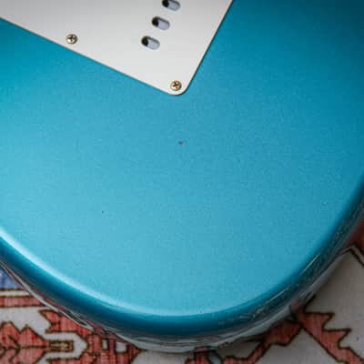 FENDER USA Custom Shop '62 Stratocaster *Dealer Exclusive Flamethrower Journeyman Relic "Ocean Turquoise" (2025) image 24