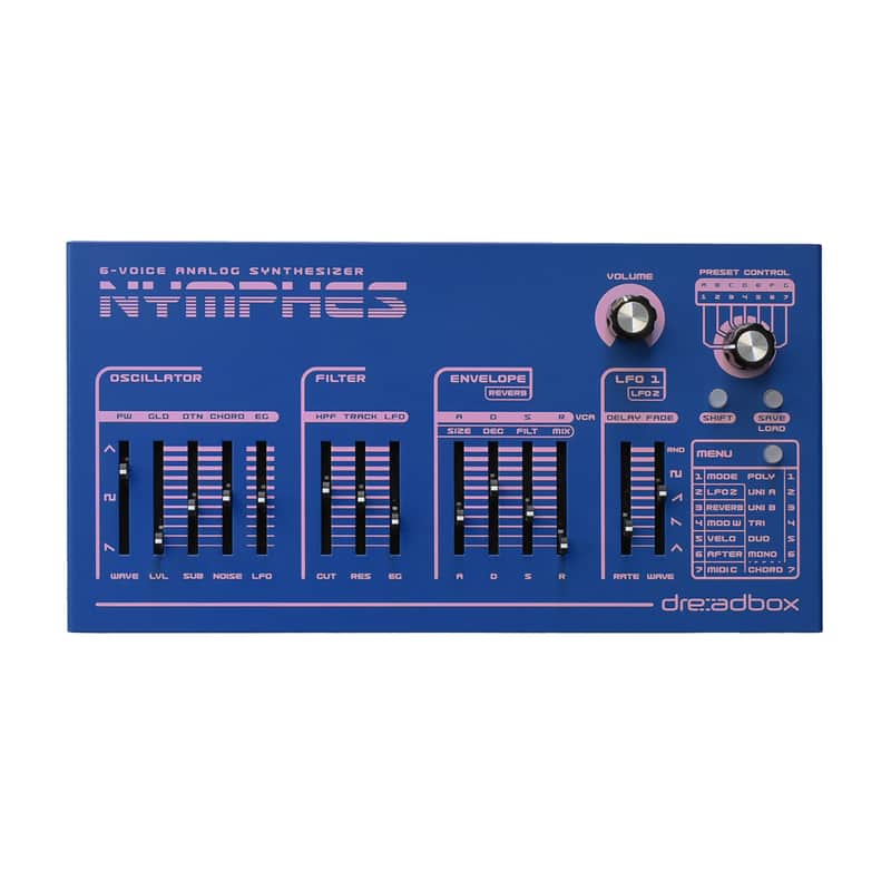 Dreadbox Nymphes 6-voice Desktop Analog Synthesizer | Reverb