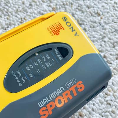 [Rare Full Set] Sony WM-SXF10 Walkman Cassette Player, Mint Yellow, Working ! image 9
