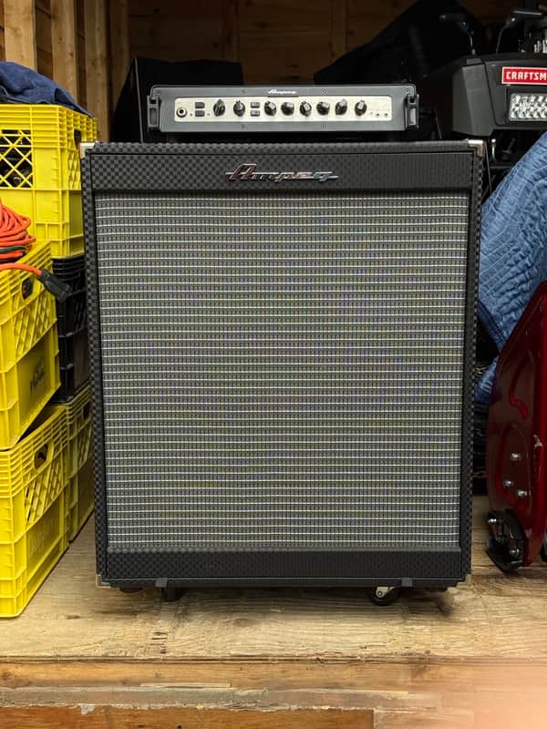 Ampeg PF800 head & PFH 410 cab 2013 - Present - Black image 1