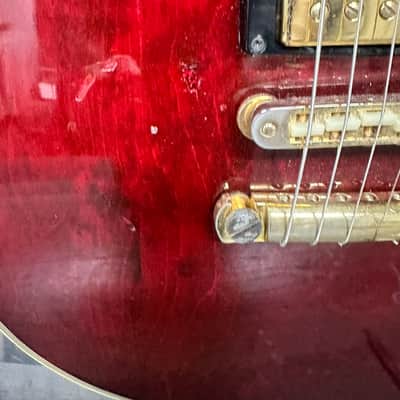 Gibson Lespaul  1977 Second Wine Custom With original case image 7
