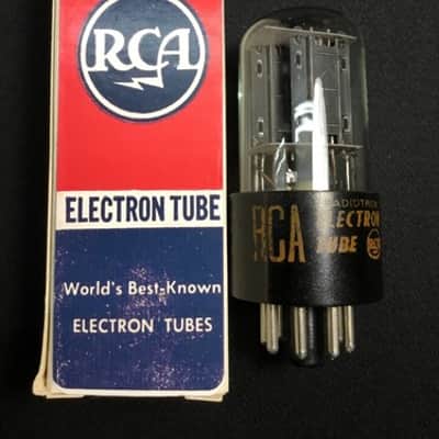 RCA 6SN7GTB Audio Amplifier RADIO VACUUM TUBE Tested Strong VINTAGE USA 6.2704-D image 1