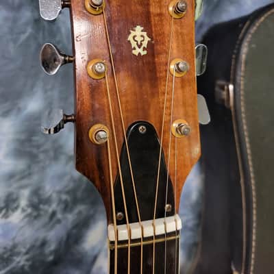 Vintage 1969 Norma WG-65 Dreadnought Adjustable Bridge Acoustic Guitar Pro Setup Original Soft Shell Case image 7