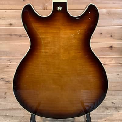 Ibanez AS93FML Left Handed Electric Guitar - Violin Sunburst image 4