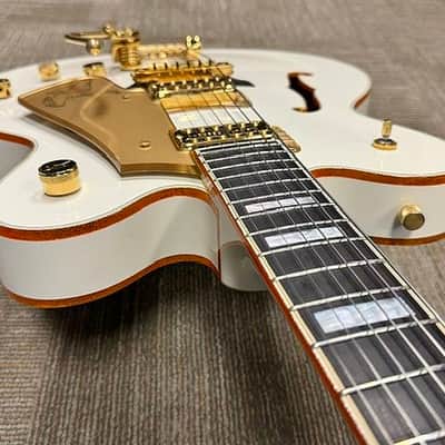 MIJ 1993 Gretsch 7594 White Falcon II Semi Hollowbody El. Guitar w/ OHSC, Excellent Condition image 6