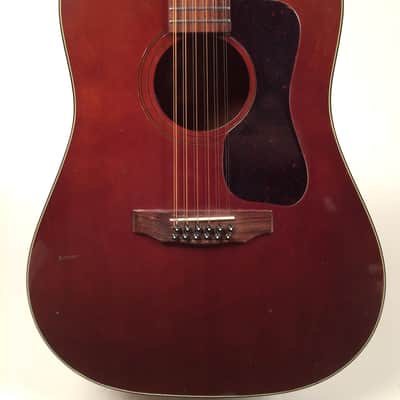 1981 Vintage Guild D212M 12 String Acoustic Guitar ! Deep Mahogany and MELLOW ! Ref. #00520 image 3