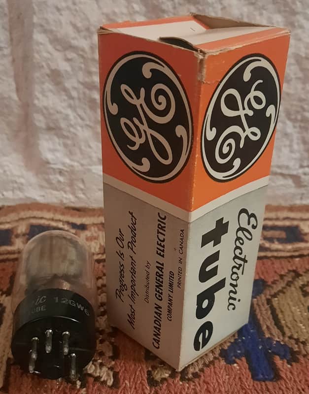 Vintage General Electric 12GW6 1960s/70s Valve / VacuumTube image 1
