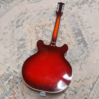 Harmony Rocket Semi-Hollow Body Guitar - 1960s image 6
