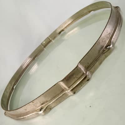 Leedy 15"Broadway Stick-Chopper Nickel-Brass Snare Drum Resonant Rim/Hoop20s NOB image 3