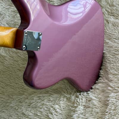 1965 Fender Jaguar Burgundy Mist Electric Guitar image 23