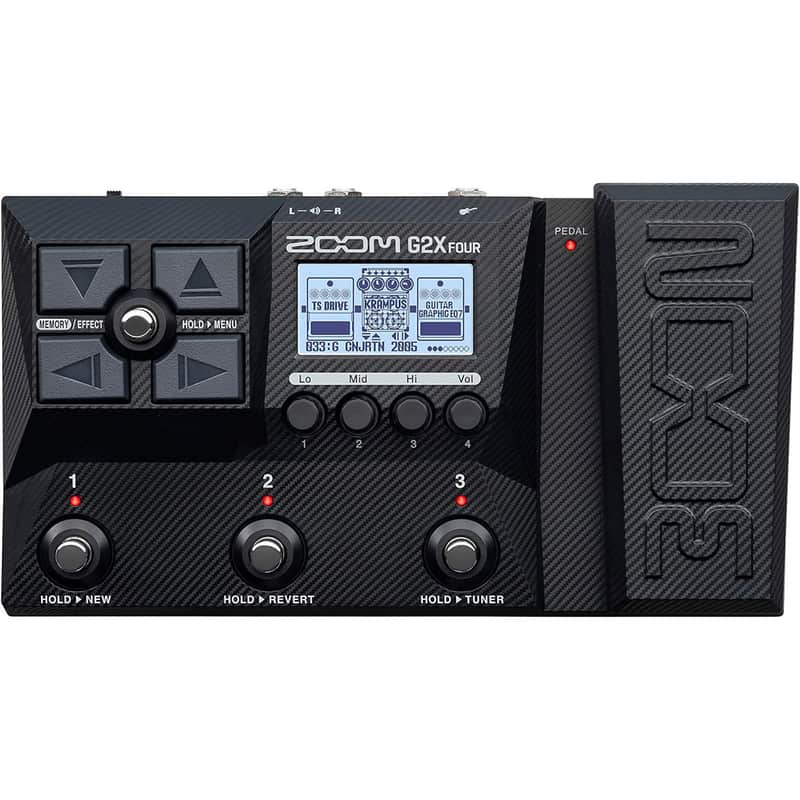 Zoom G2X Four Guitar Multi-Effect Processor with Expression Pedal for Electric Guitars image 1
