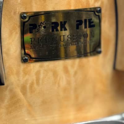Pork Pie Percussion 7X14 CURLY MAPLE HI-GLOSS MAPLE MAX SHELL image 4