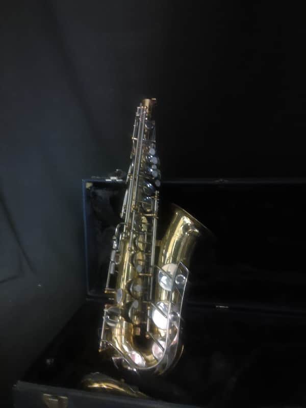 Vito Eb Alto Saxophone serial 041809 - Lacquer image 1
