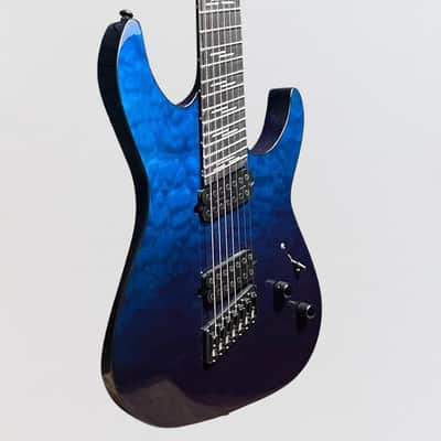 Schecter Reaper-7 Elite Multiscale 7 String Electric Guitar - Deep Ocean Blue image 2