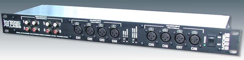 Sonic Imagery Labs 898B 8 Channel Bal 8 Channel Unbal Line Level Shifter Interface image 1