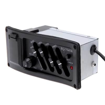 4 Band Acoustic Guitar Pickup EQ Preamp Amplifier Equalizer Tuner image 5