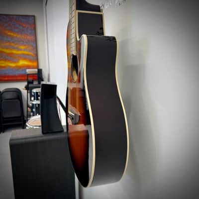 Yamaha APX600 Thinline Acoustic/Electric Cutaway - Old Violin Sunburst image 4