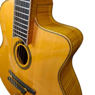 yunzhi Cheap handmade  Gypsy guitars Tiger stripes maple 2020 Tiger stripes image 3