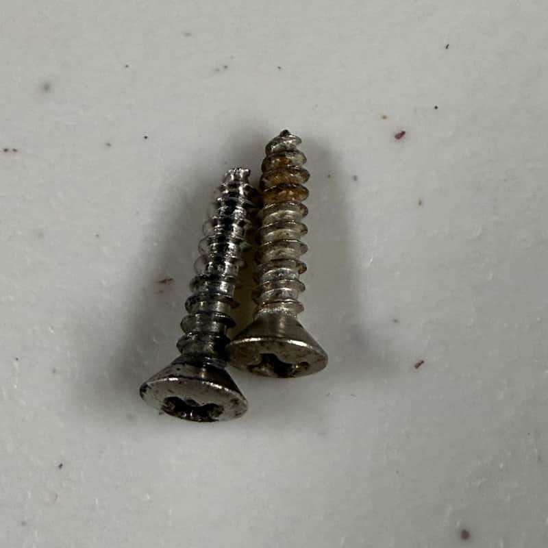 Fender Telecaster Control Plate Screws 1/2" 1953-60's Real Deal! (M-553) image 1